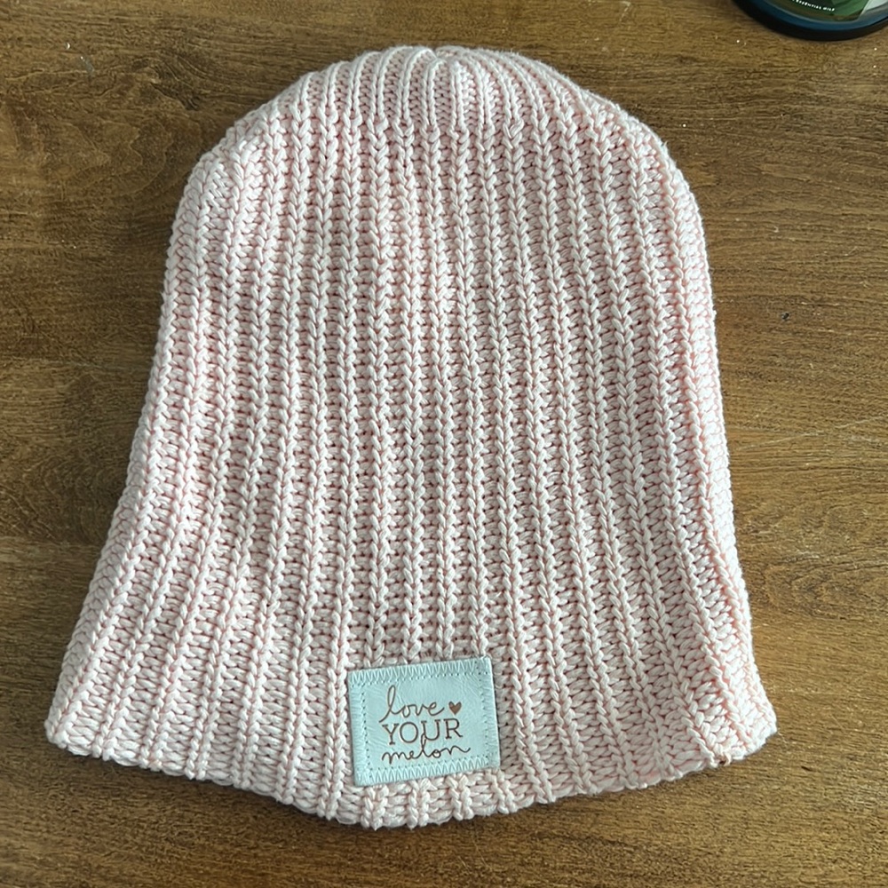 Love your melon pink beanie